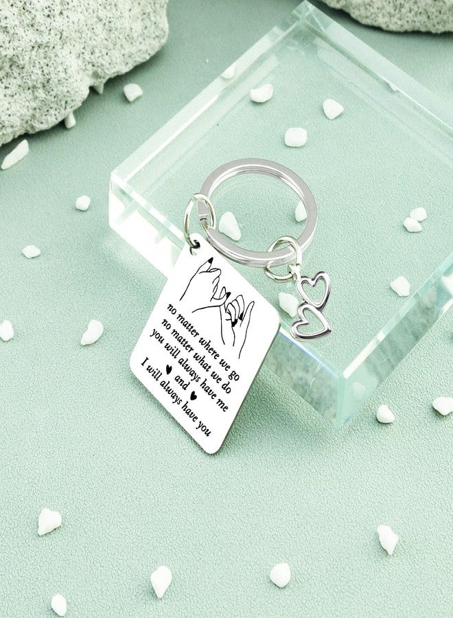 AOBIURV Friend Christmas Gifts For Women Friend Birthday Gifts For Women Friendship Gift Sister Gift Funny Keychain Friends Bff Bestie Birthday Long Distance Relationship Presents For Girlfriend - Image 5